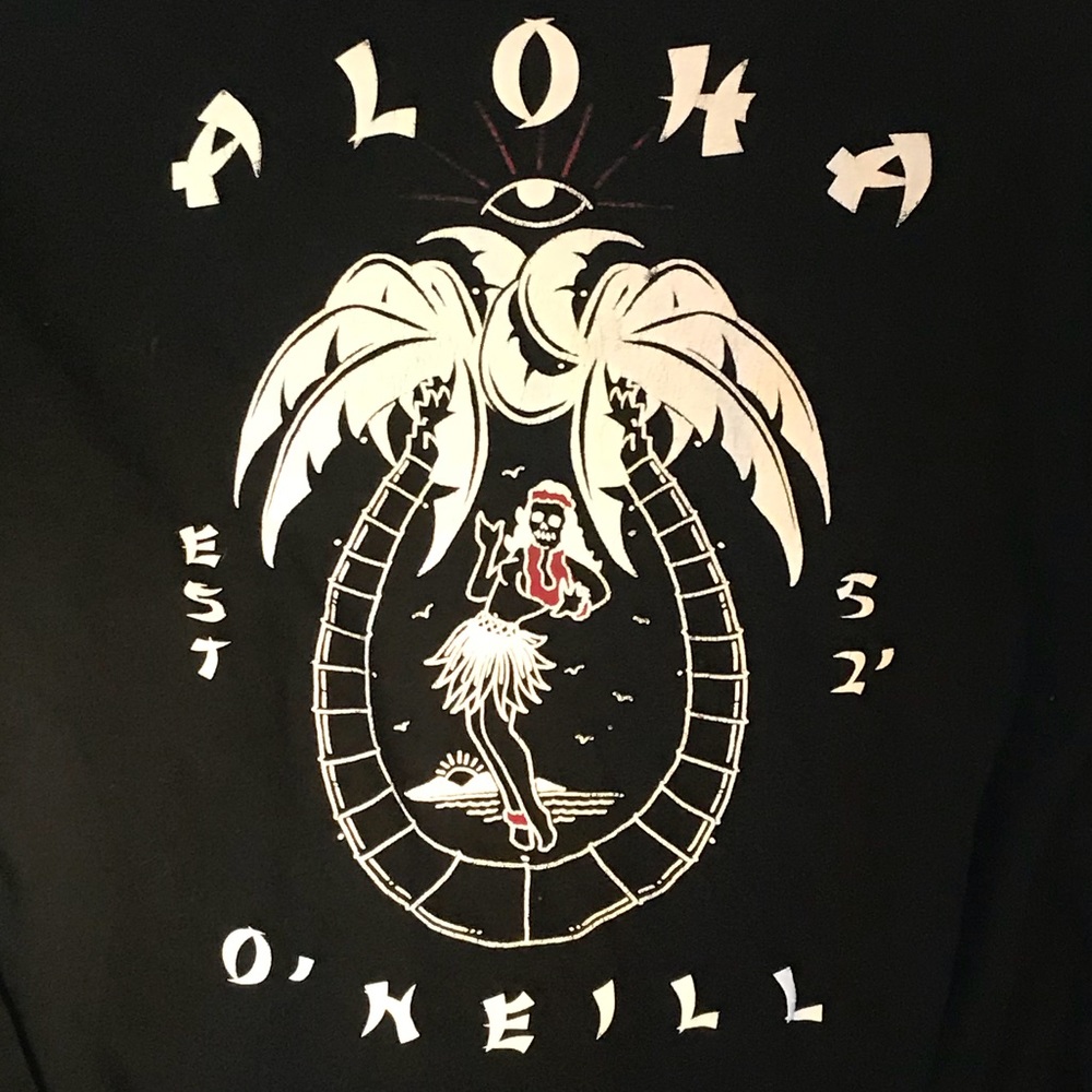 O’Neil Aloha Skull Hula Girl Tee